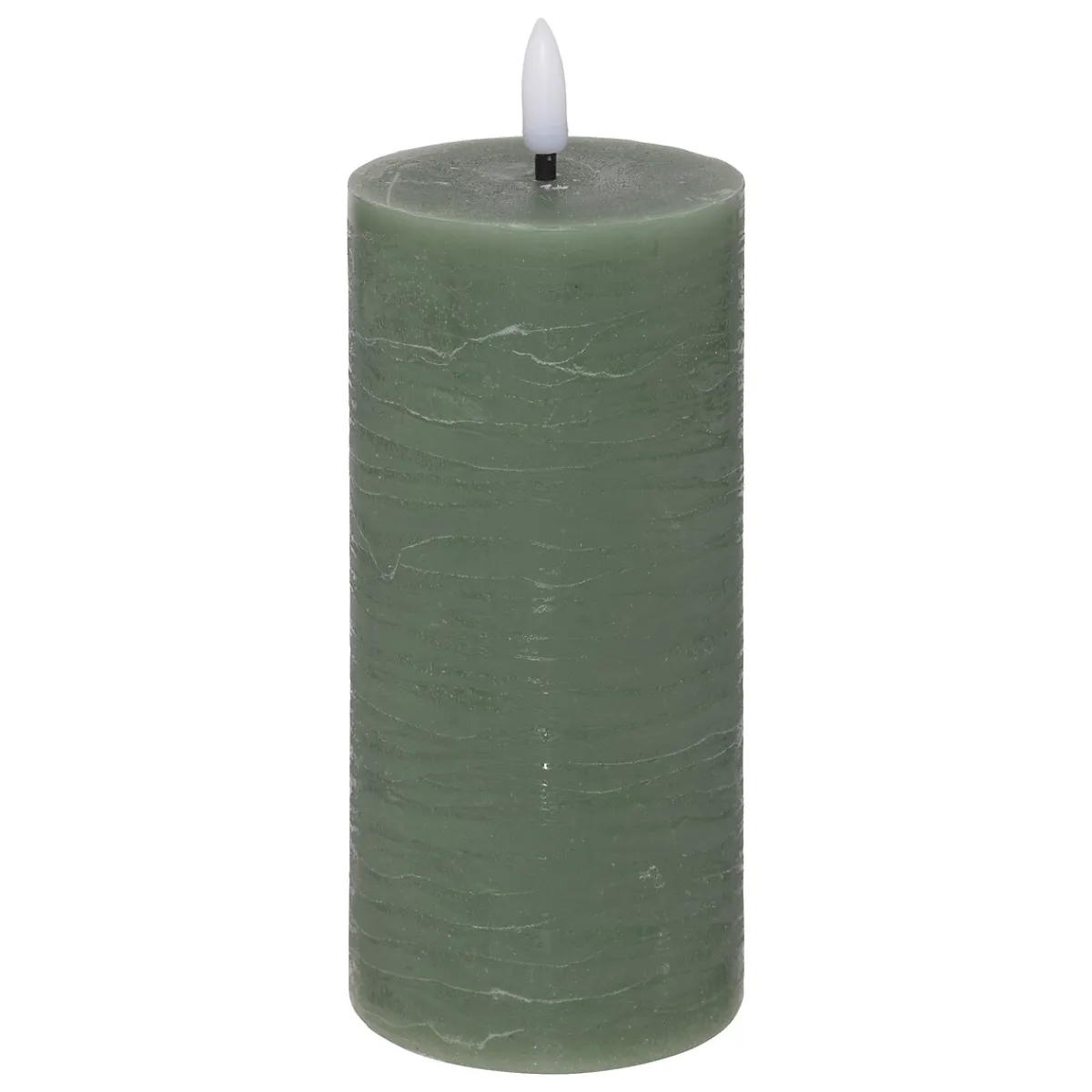 atmosphera Velas>Vela Led Cilíndrica Molia Verde 17.5cm