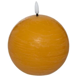 atmosphera Velas>Vela Led Redonda Amarilla 8cm