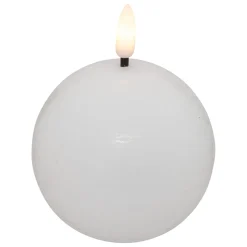 atmosphera Velas>Vela Led Redonda Molia Blanca 8cm