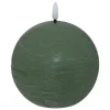atmosphera Velas>Vela Led Redonda Molia Verde 8cm