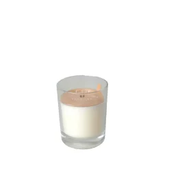 Velas>Vela perfumada en vaso de vidrio vainilla 150gr