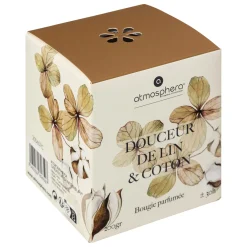 atmosphera Velas>Vela Perfumada Oudy Lino Frasco 200G