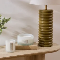 atmosphera Velas>Vela perfumada vaso de vidrio COLLECTION thé blanc