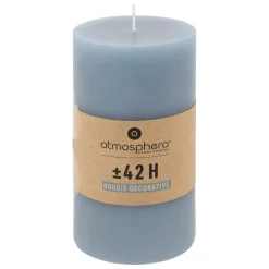 atmosphera Velas>Vela Pilar Hugo Azul 13cm