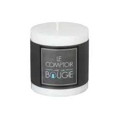 atmosphera Velas>Vela Rústica Blanca 6.7x7Cm