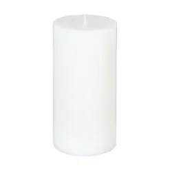 atmosphera Velas>Vela Rústica Cilíndrica Blanca 7x14Cm