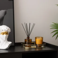 atmosphera Velas>Vela vainilla en vaso de vidrio ILAE 225gr