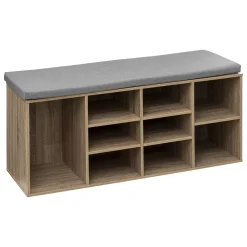 5five Zapateros>Zapatero Banco Con 8 Estantes Extraíbles