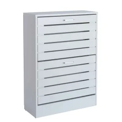 Zapateros>Zapatero Blanca En Lamas Con 2 Cajones