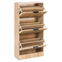 Zapateros>Zapatero Con 3 Cajones 120x24x60cm