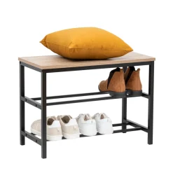 Zapateros>Zapatero Con 2 Estantes 63x30x45Cm